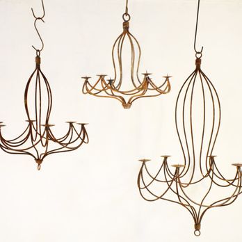 A Rustic Garden - Non-electric lighting with real wax candles make romantic lights. http://www.arusticgarden.com/36oldench.html - Home Decor Near Me - Mount Sterling, Illinois