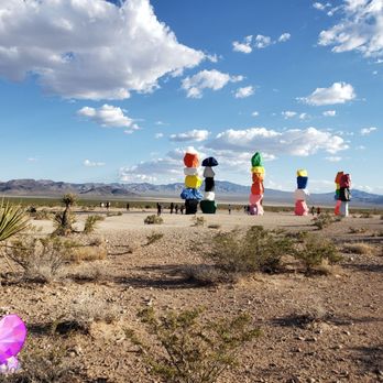 Seven Magic Mountains - Public Art Near Me - Las Vegas, Nevada