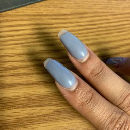 This is after one week with gel and acrylic.