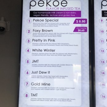 Pekoe - Milk Tea Menu - Coffee & Tea Near Me - San Jose, California Pekoe - Milk Tea Menu - Coffee & Tea Near Me - San Jose, California