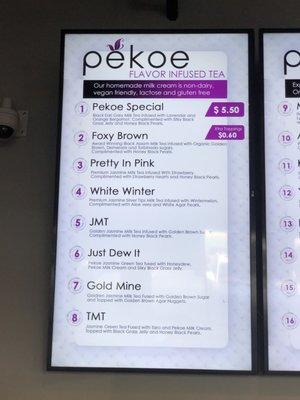 Menu photo 7 Pekoe San Jose, CA