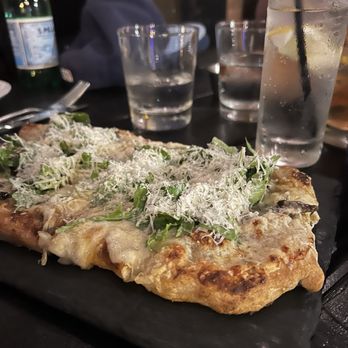 Wood - Mushroom & Onion Flatbread - Bars Near Me - Chicago, Illinois