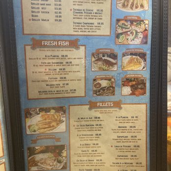 Mariscos La Playa - Mariscos La Playa.  Menu page 1. - Seafood Near Me - Albuquerque, New Mexico