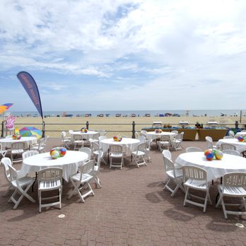 Wyndham Virginia Beach Oceanfront - Patio overlooking beach and ocean - Hotels Near Me - Virginia Beach, Virginia Wyndham Virginia Beach Oceanfront - Patio overlooking beach and ocean - Hotels Near Me - Virginia Beach, Virginia