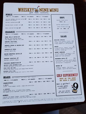 Menu photo 6 Whiskey Nine Minot, ND