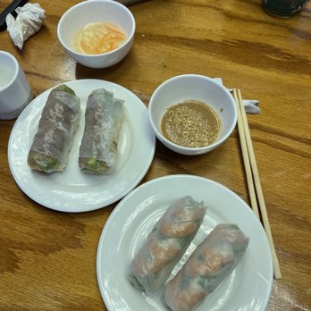 Pho BK - 23. Satay Beef Summer Rolls 19. Shrimp Summer Rolls - Vietnamese Near Me - Brooklyn, New York