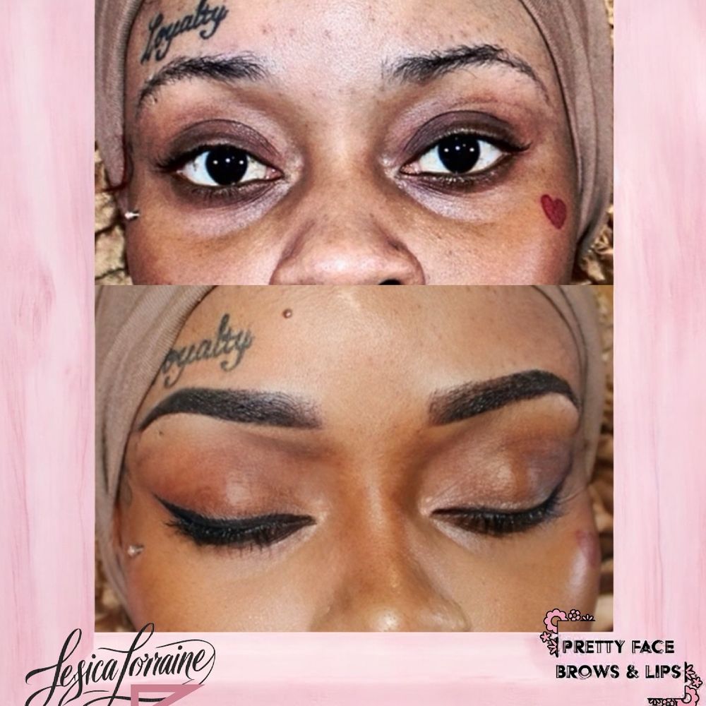 Pretty Face Brows and Lips Logo
