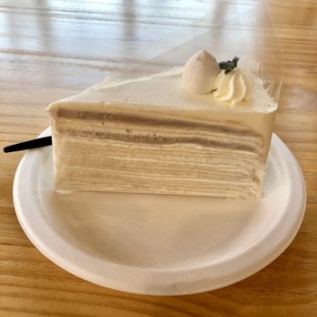 Motto Tea Cafe - Taro Crepe Cake - Bubble Tea Near Me - San Gabriel, California
