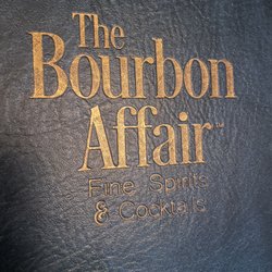 The Bourbon Affair - Menu