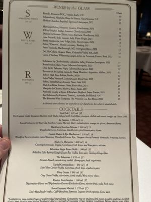 Menu photo 6 The Capital Grille Austin, TX