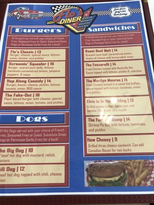 Menu photo 5 Flo's Diner Chalfant Valley, CA