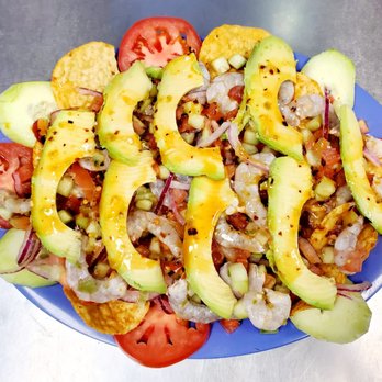Mariscos los pulpitos mix - Tosticeviche - Seafood Near Me - Bakersfield, California Mariscos los pulpitos mix - Tosticeviche - Seafood Near Me - Bakersfield, California