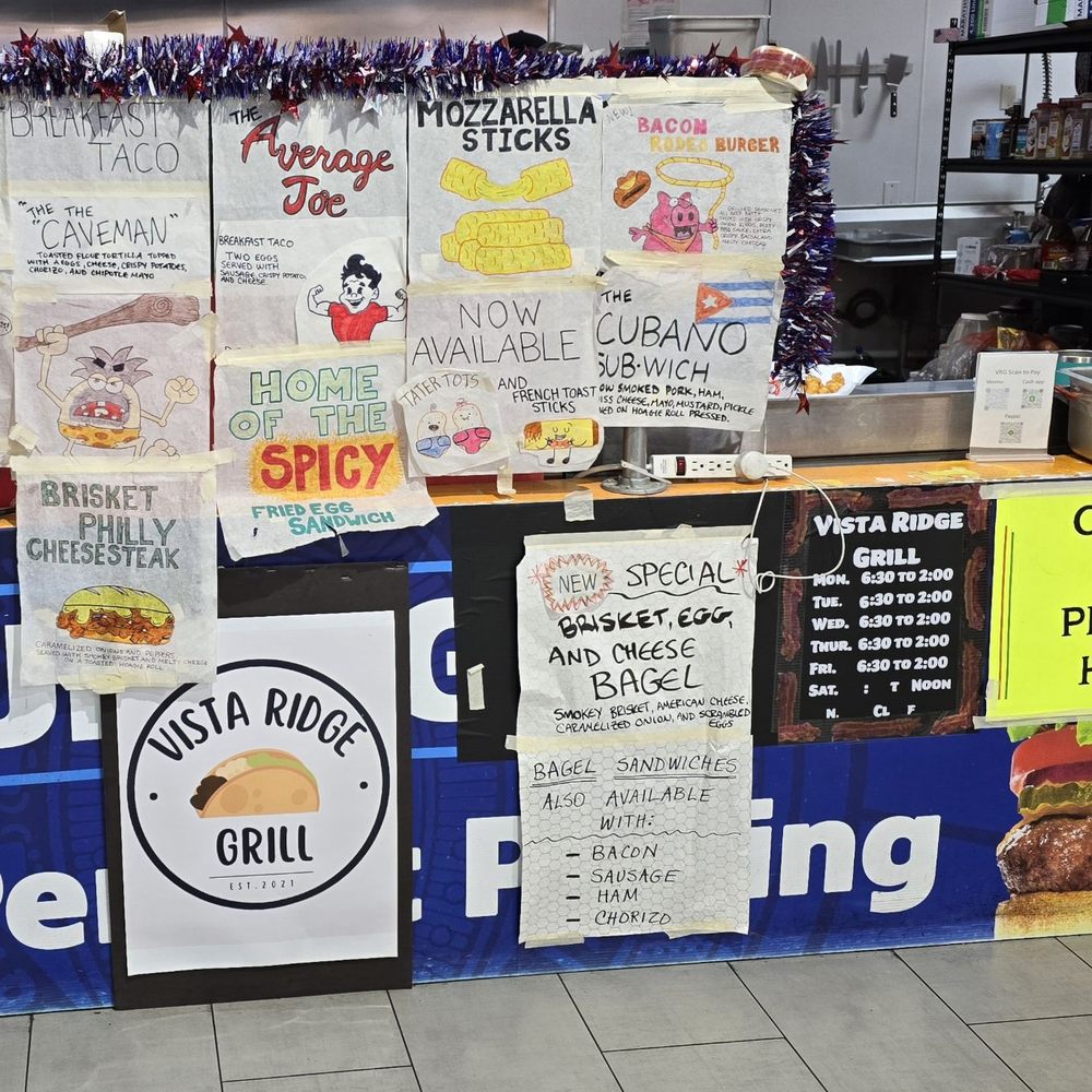 Vista Ridge Grill - Menu - Food Stands Near Me - Cedar Park, Texas Vista Ridge Grill - Menu - Food Stands Near Me - Cedar Park, Texas