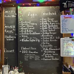 The Brown Baer - Current menu