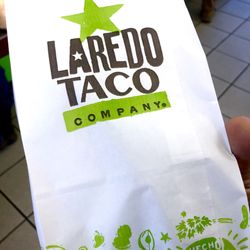 Laredo Taco Company - This is a bag that says Laredo Taco on it