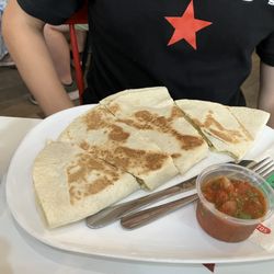 Dolores - Quesadilla was awful.