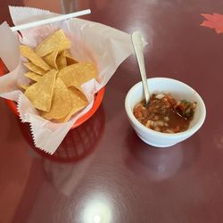 La Familia Mexican Restaurant - Chips and Salsa (free) (appetizers)