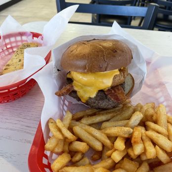 Als Burger and Fries Joint - BBQ Western burger, fries and breadsticks - Burgers Near Me - Imperial Beach, California