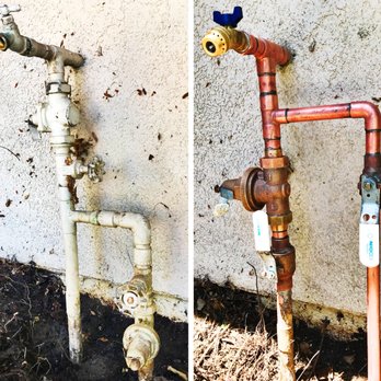 Samurai Plumbing - Before & after: prevent potential floods by upgrading water main shut off. - Plumbing Near Me - Chino, California Samurai Plumbing - Before & after: prevent potential floods by upgrading water main shut off. - Plumbing Near Me - Chino, California