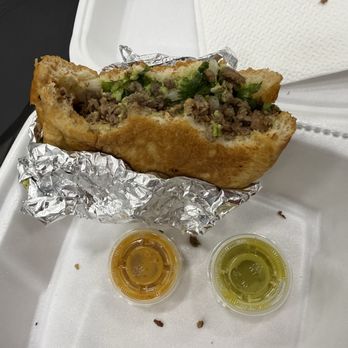 Tacos El Compa - Steak Torta - The bread is so soft and good - Food Trucks Near Me - Tulsa, Oklahoma Tacos El Compa - Steak Torta - The bread is so soft and good - Food Trucks Near Me - Tulsa, Oklahoma
