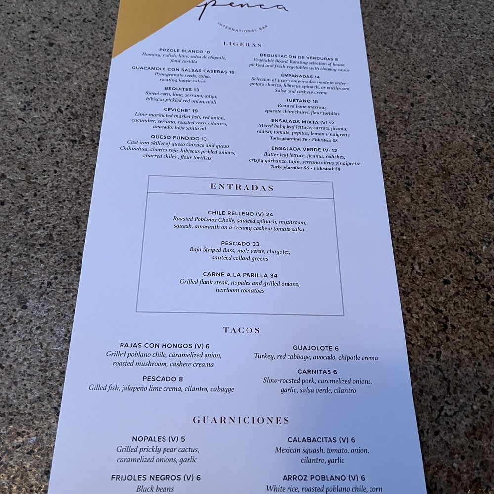 Penca - Menu - Mexican Near Me - Tucson, Arizona
