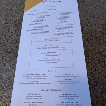 Penca - Menu - Mexican Near Me - Tucson, Arizona