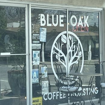 Blue Oak Coffee Roasting - Front door - Coffee Roasteries Near Me - Bakersfield, California