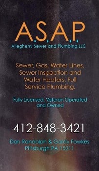 Slide of Allegheny Sewer and Plumbing