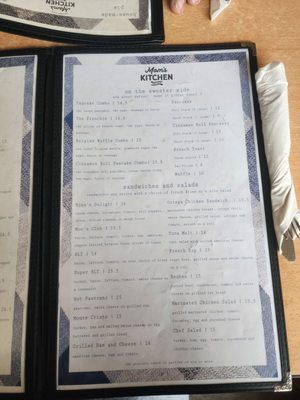 Menu photo 6 Mom's Kitchen Vista, CA