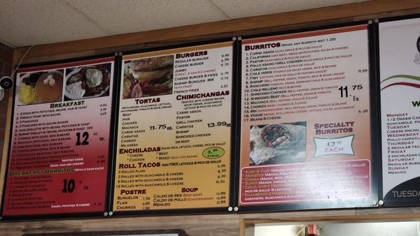 Menu photo 2 Gualberto's Taco Shop San Diego, CA