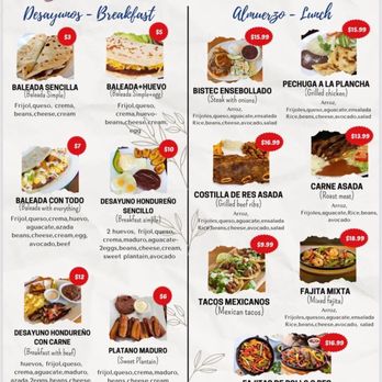 El Sabor De Mi H - Menus - Latin American Near Me - Metairie, Louisiana