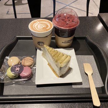 Coffee Monster - a tray of desserts and drinks - Coffee & Tea Near Me - Surrey, British Columbia Coffee Monster - a tray of desserts and drinks - Coffee & Tea Near Me - Surrey, British Columbia