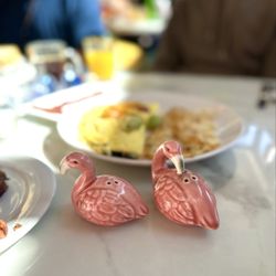 Cafe Mimosa - Adorable salt and pepper shakers