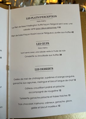 Menu photo 1 Restaurant Charbonnel Brantôme, 24