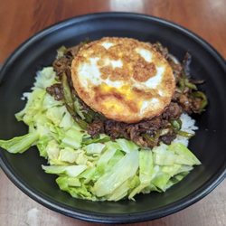 China Station - Beef and Cayenne Pepper Over Rice
