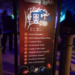 Holiday Lights at the Reagan Library - Main map.