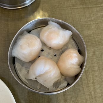 HK Dim Sum - shrimp haw kao (shrimp dumplings) - Dim Sum Near Me - Houston, Texas