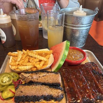 The Smoke Shop BBQ - 2 meat combo - Barbeque Near Me - Chelmsford, Massachusetts