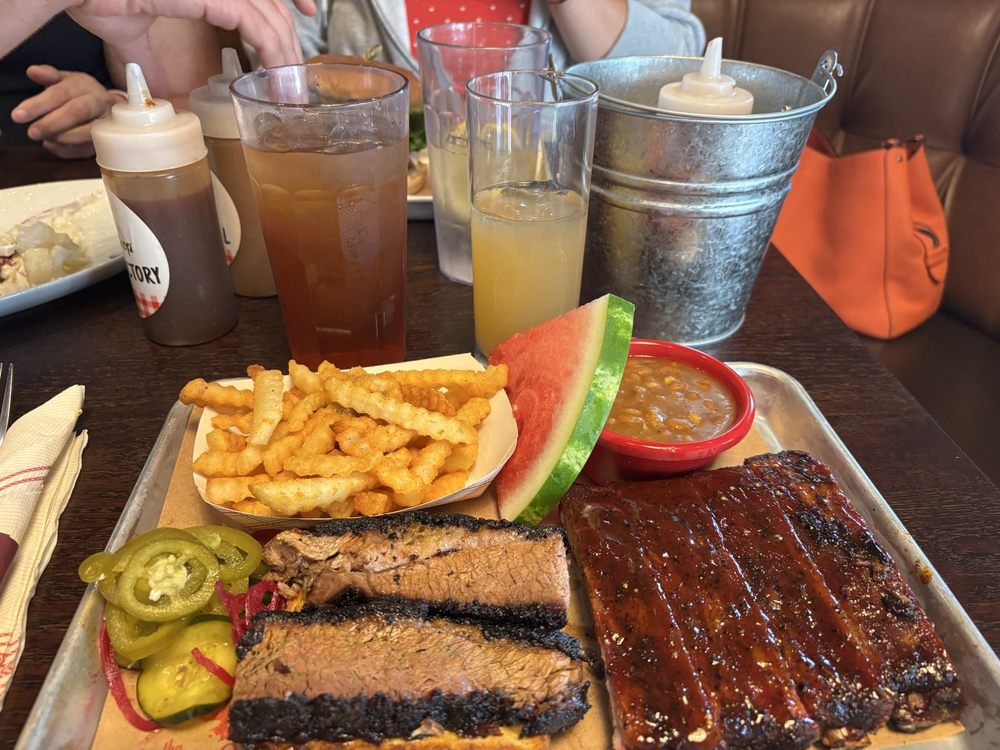 Food from The Smoke Shop BBQ