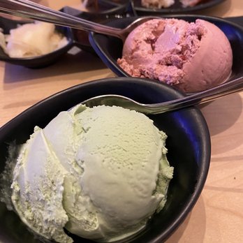 Sushi Soho - Ice Cream- matcha & red bean - Sushi Bars Near Me - Bedford, Texas