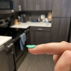 Polish Room 2 - Phoenix - Nail uneven - this is after she tried to fix it