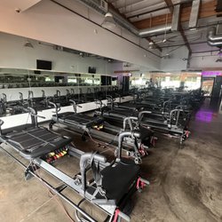 MEGA+WELL by Pilates Plus - Studio space! these pilates reformer machines kick a$$