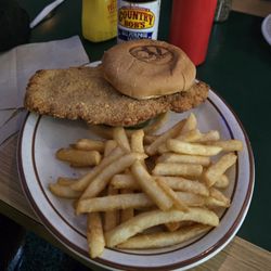 92 Roadhouse Bar & Grill - Fried pork tenderloin.