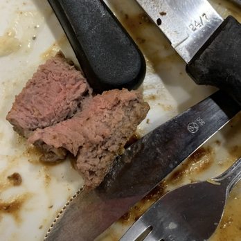 Denny's - My well done steak:( - Diners Near Me - Vincennes, Indiana