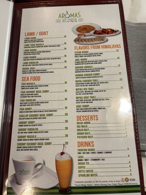 Menu photo 2 Aromas of India La Mesa, CA