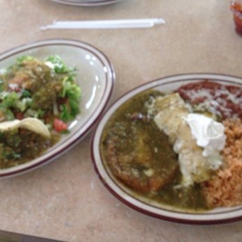 El Rosal Mexican Restaurant - Combination #2-has a chili relleno, taco, tostada, enchilada served with beans & rice for $14.95. Tons of yummy food! - Mexican Near Me - Patterson, California