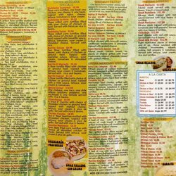 Cocina Y Tienda Mexicana - Menu