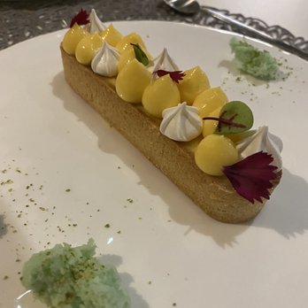 Le Jardinier - Passion fruit tart - French Near Me - Miami, Florida Le Jardinier - Passion fruit tart - French Near Me - Miami, Florida