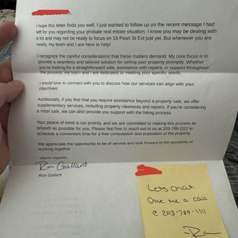 Exclusive Home Buyers - A disgusting letter I received from this business - Real Estate Services Near Me - Naugatuck, Connecticut Exclusive Home Buyers - A disgusting letter I received from this business - Real Estate Services Near Me - Naugatuck, Connecticut