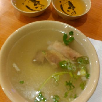 King Com Tam - Complimentary pork rib soup - Vietnamese Near Me - San Gabriel, California